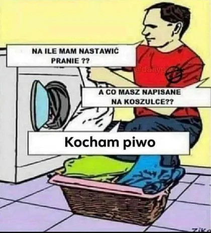 Na ile mam nastawić pranie (piwo)