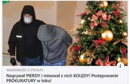 Nagrywał PIERDY i miksował z nich KOLĘDY