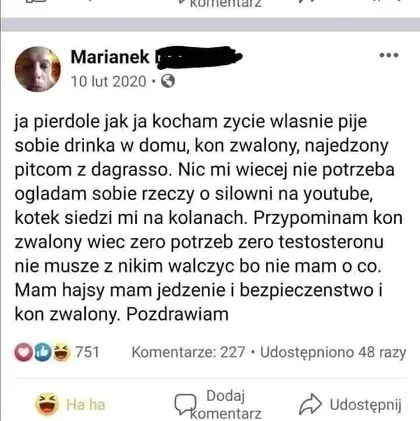 Ja pierdole jak ja kocham życie