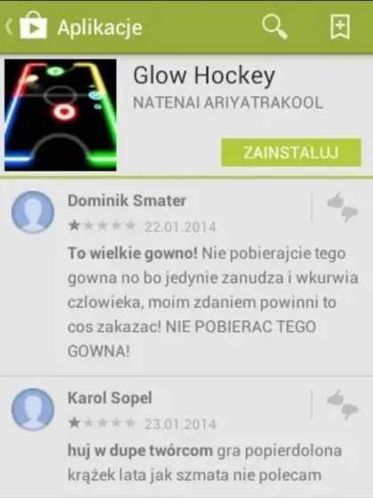 Krążek lata jak szmata