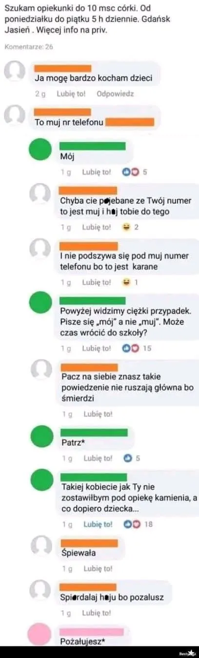 Szukam opiekunki