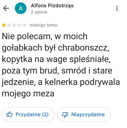 W moich gołąbkach był chrabonszcz
