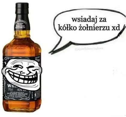 Wsiadaj za kółko żołnierzu xd