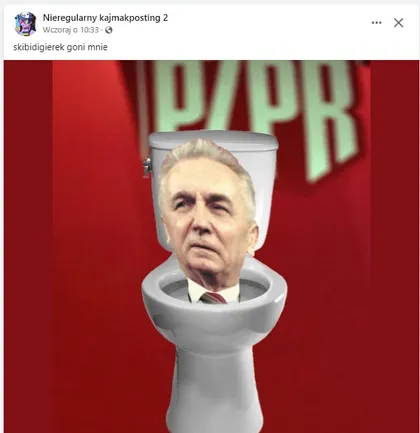 Skibidigierek goni mnie