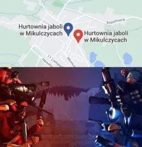 Hurtownia jaboli w Mikulczycach