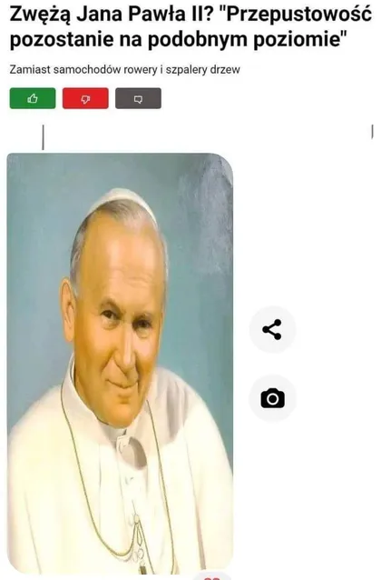 Zwężą Jana Pawła II?