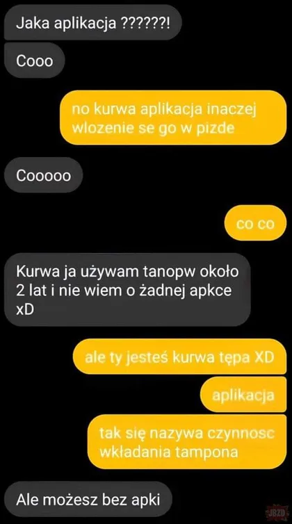 Aplikacja tampona