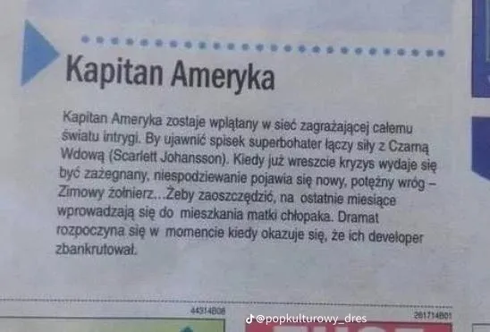 Kapitan Ameryka developer zbankrutował