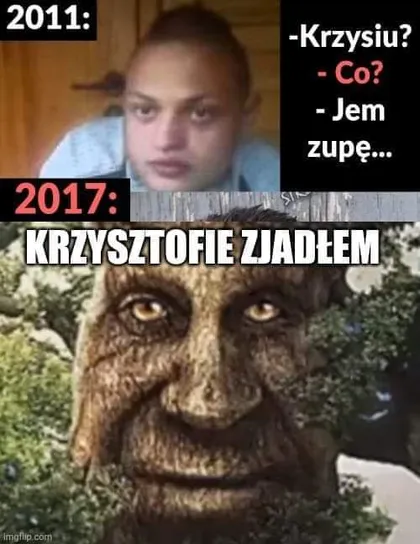 Krzysztofie zjadłem