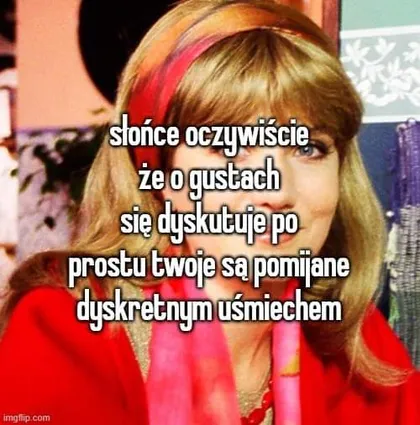 O gustach się dyskutuje