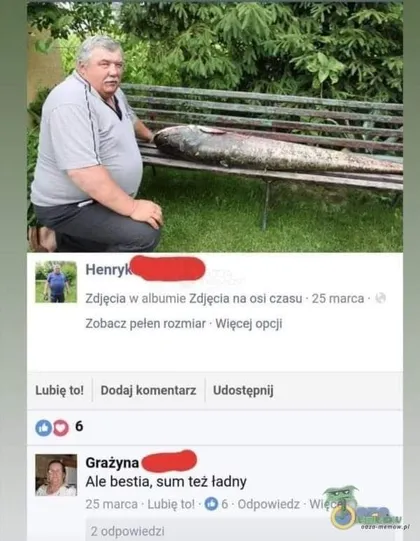 Ale bestia, sum też ładny