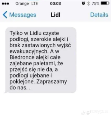 Tylko w Lidlu czyste podłogi