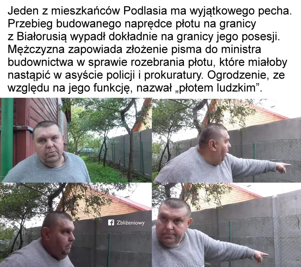 Kononowicz – płot ludzki