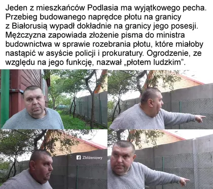 Kononowicz – płot ludzki