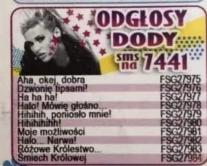 Odgłosy Dody