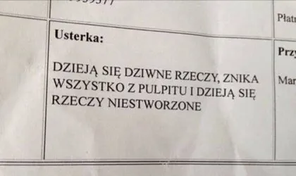 Dzieją się dziwne rzeczy
