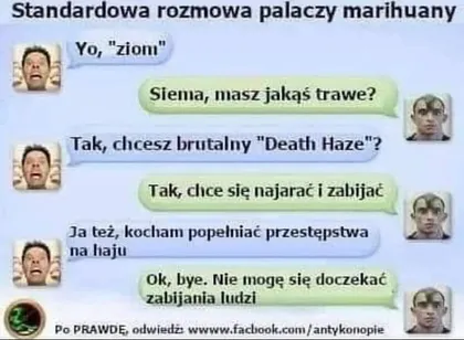 Standardowa rozmowa palaczy