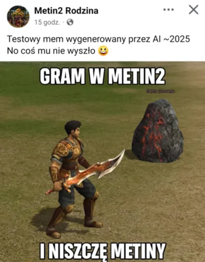 Gram w Metin 2 i niszczę metiny