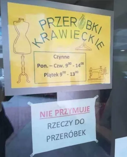 Przeróbki krawieckie