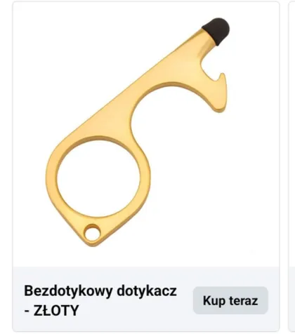 Bezdotykowy dotykacz